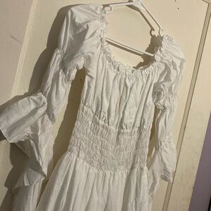 Long White Cosplay Gown